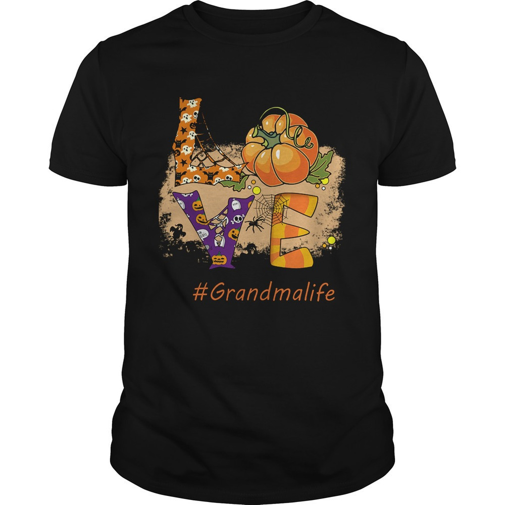 Halloween Love Grandmalife Grandma Life Tshirt